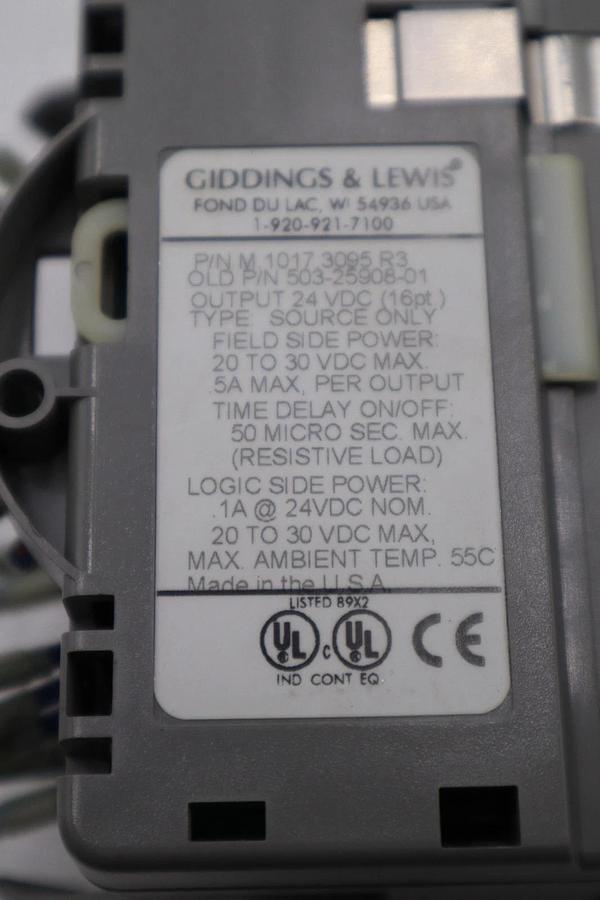Used GIDDINGS & LEWIS DANAHER MOTION M.1017.3095 R3 / M10173095 R3 MODULE #5999