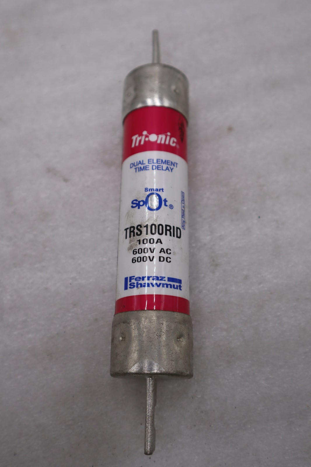 Used NEW OPEN BOX Fuse FERRAZ SHAWMUT TRS100RID 100A 600 V Fuse Trionic STK 5644CC