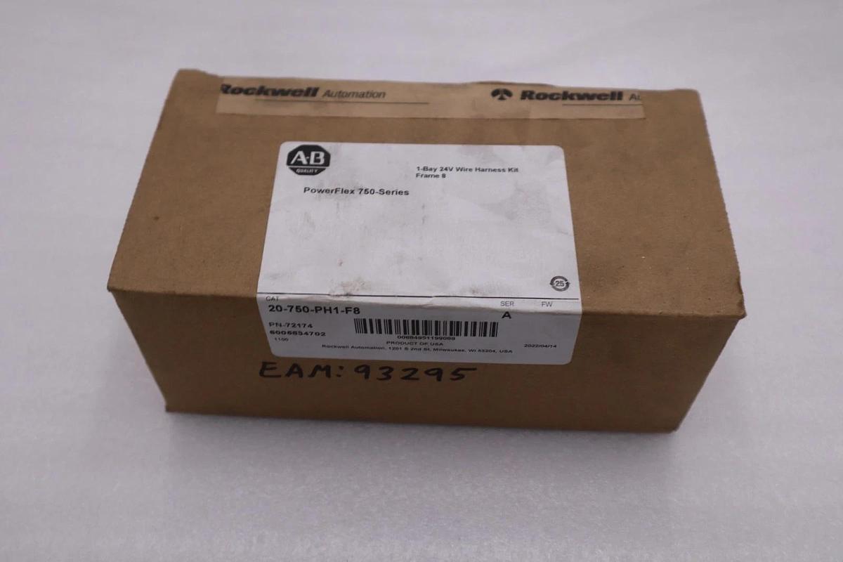 Used ALLEN BRADLEY 20-750-PH1-F8 HARNESS KIT FORPOWERFLEX 755 FRAME 8 IP00 - GF271