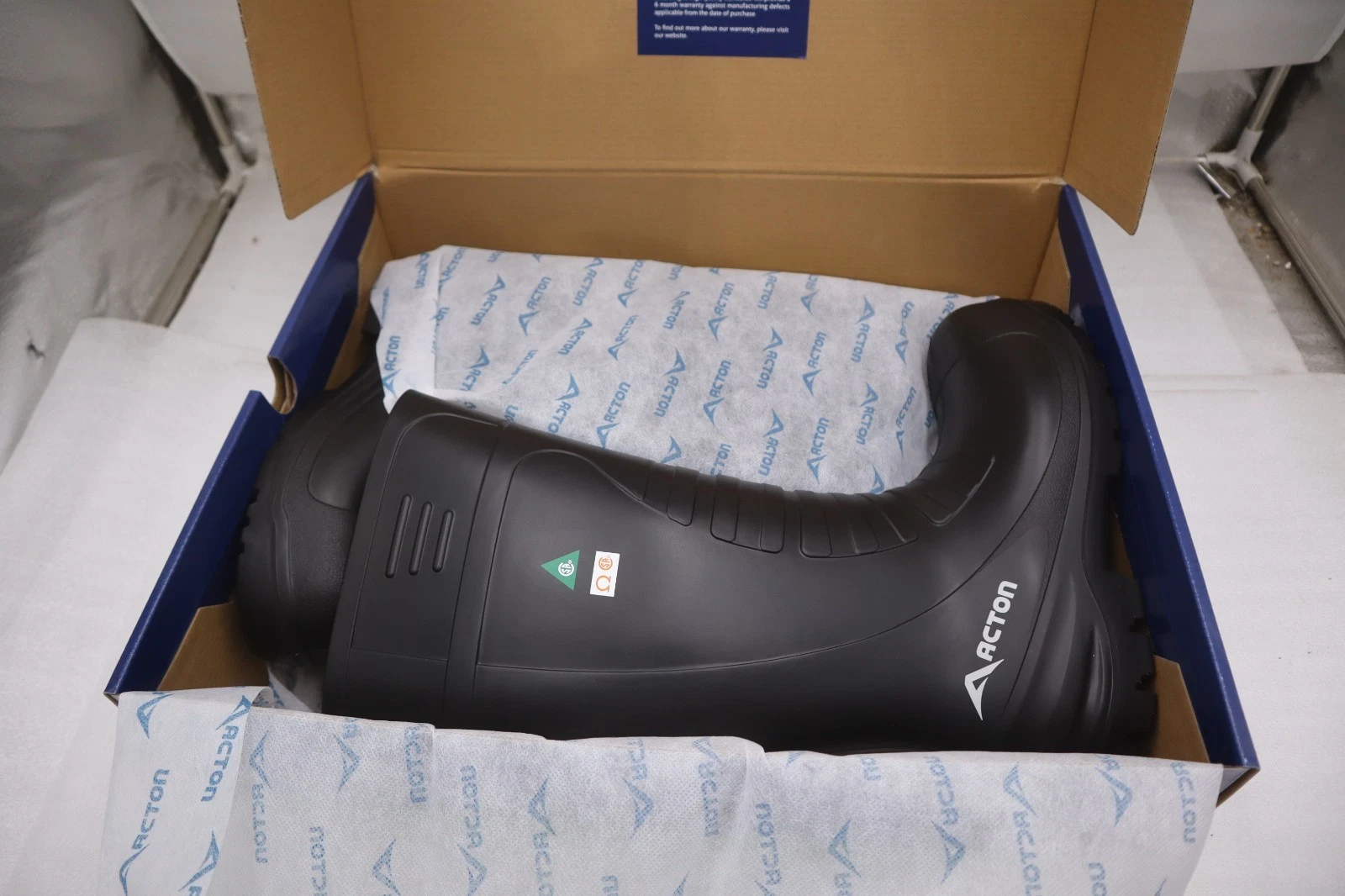 Used ACTION All Terrain 15" Composite Toe Rubber Work Boots A4144-11 - STOCK GF945