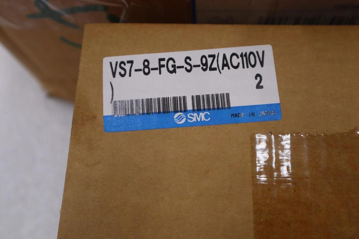 SMC VS7-8-FG-S-9Z(AC110V) Air Valve. Case of 2 Units. New in Box Stock S-323