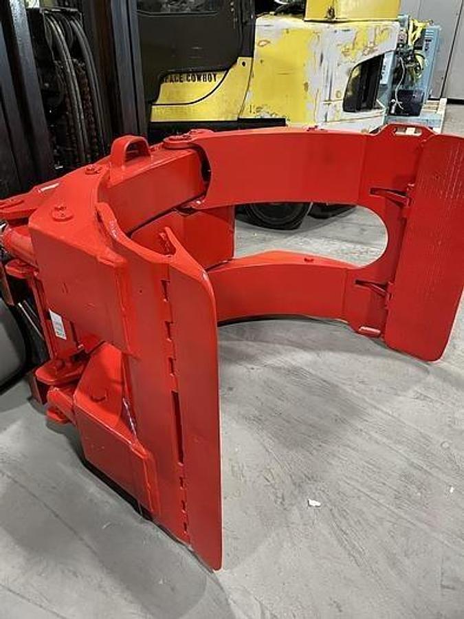 Used 12,000 POUND HYSTER S120FTPRS FORKLIFT WITH 60" BOLZONI PAPER ROLL CLAMP TRIPLE