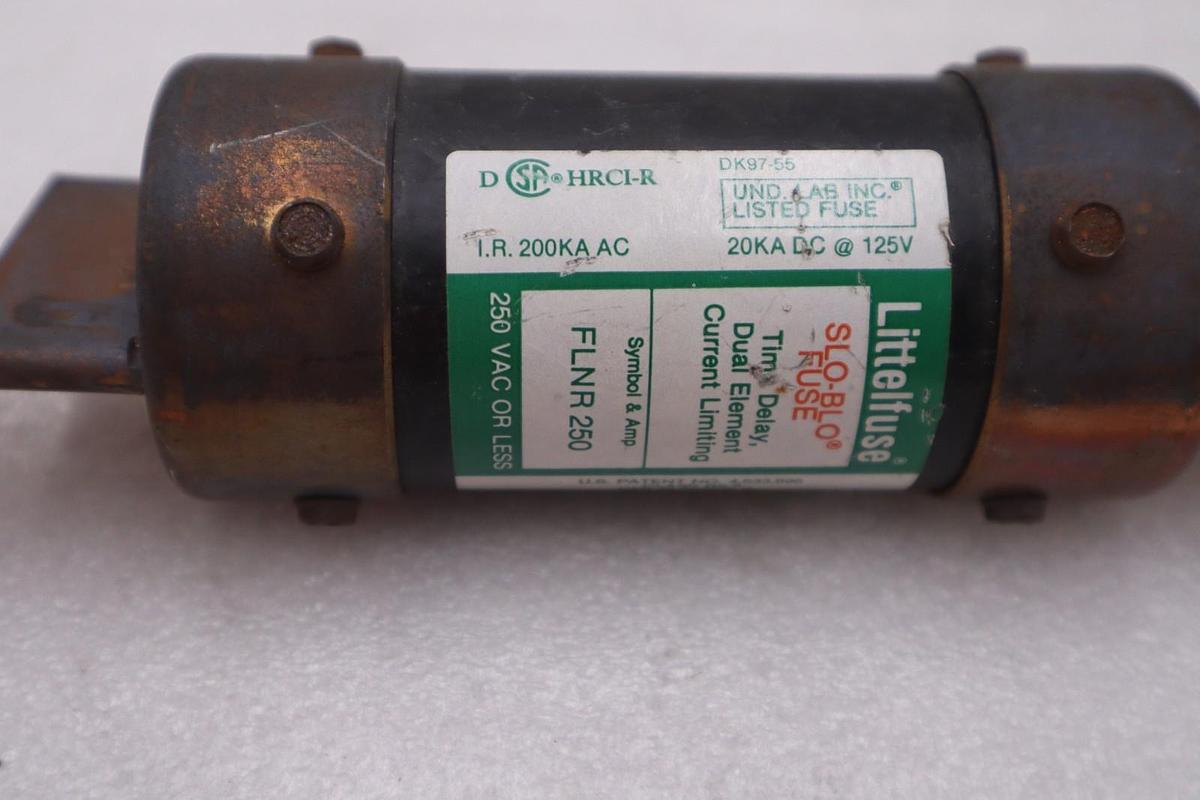 Littelfuse FLNR 250 Amp Fuse FRN-R-250 250 Volt - STOCK GF745A