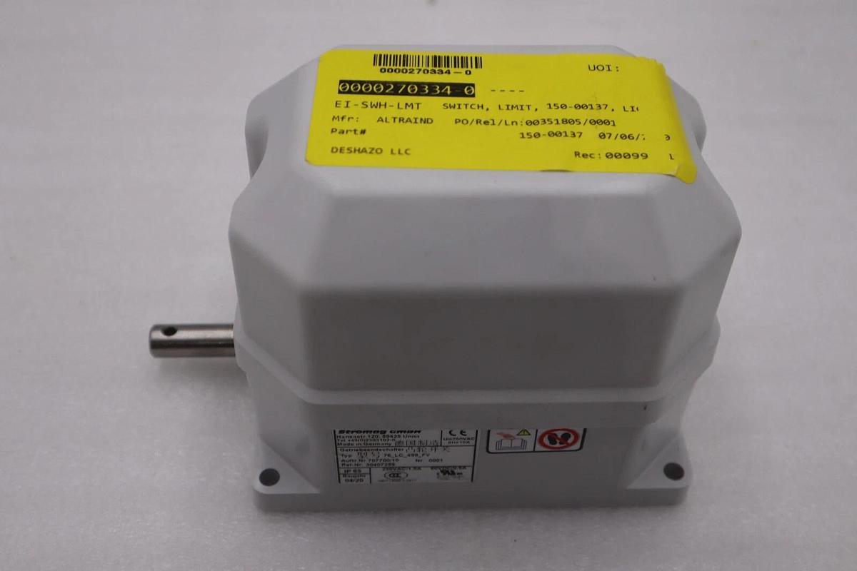 NEW STROMAG GMBH LIGHT CAM 707700/10 30407259 GEAR LIMIT SWITCH BOX STOCK G468A