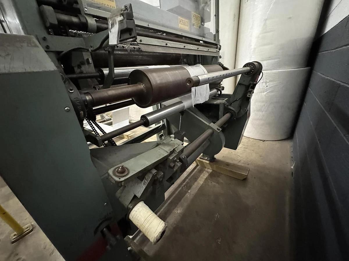 Used 30" WIDE ELSNER MODEL MPR 30 CANTILIVERED SLITTER REWINDER