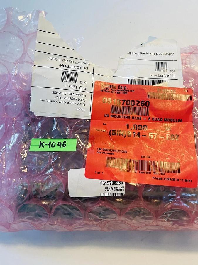 Used WRC 1781-A6QH PLC PCB Circuit Board Fused Terminal Block #K-1046