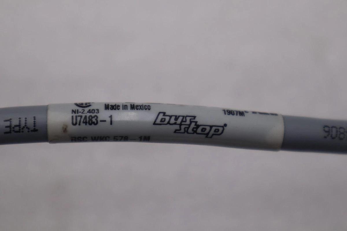 Turck 5 pin devicenet CAN cable RSC WKC 578-1M U7483-1 1m STOCK K-3924