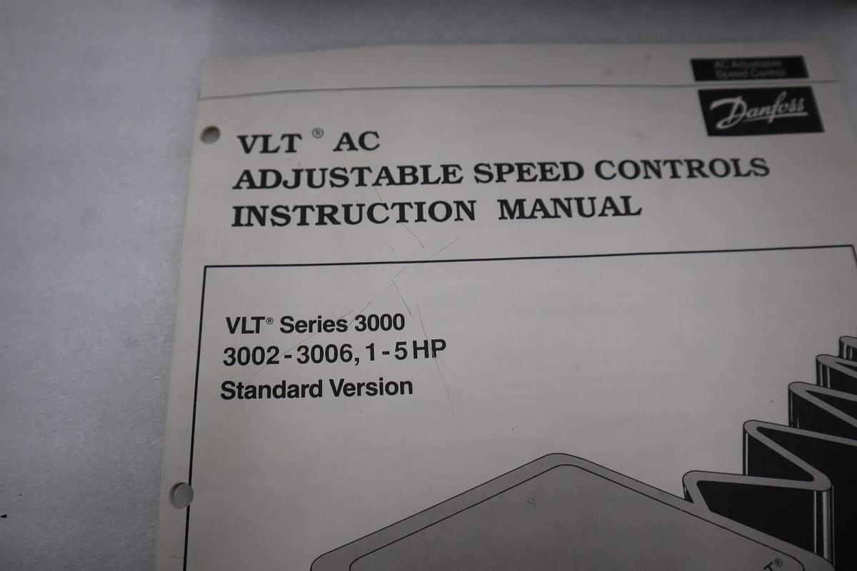 Used NEW Danfoss 175L1017 VLT Type 3002 Variable Speed Drive 440-500V STOCK H1857