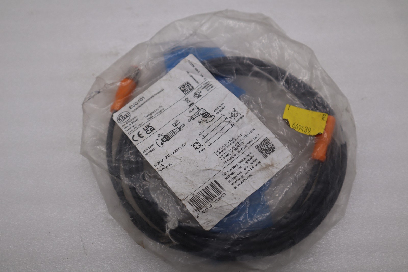 NEW IFM EVC101 cable STOCK H1679