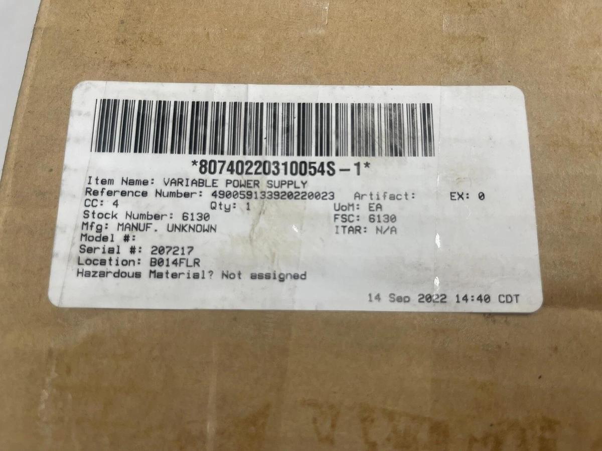 Used New Tenma 72-6854 PowerFlex Dual Output 35V 10A Power Supply Stock 4464