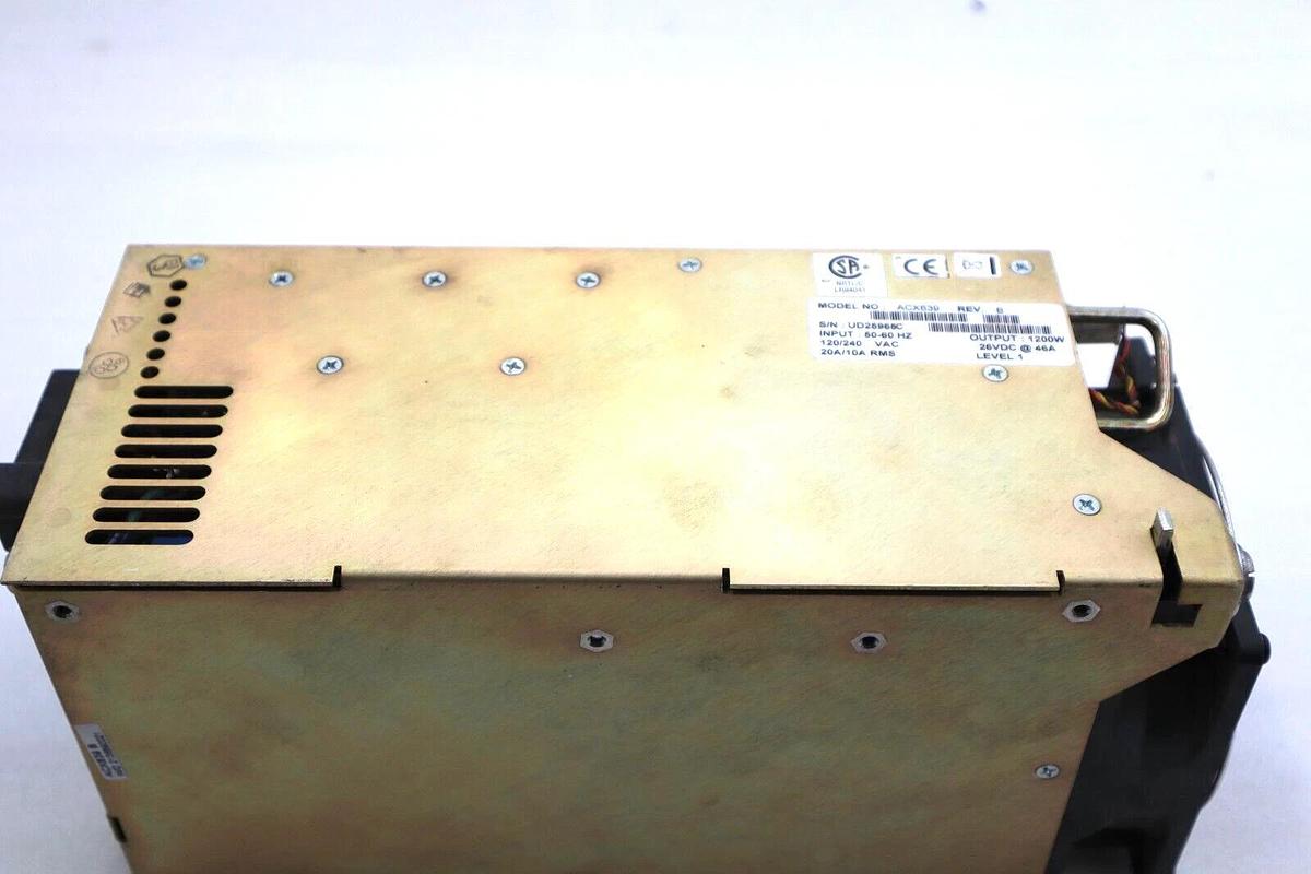 Used ALLEN BRADLEY ACX639 ISOLATED OUTPUT 1200W MODULE REV B 120/240VAC 26VDC  #L-326