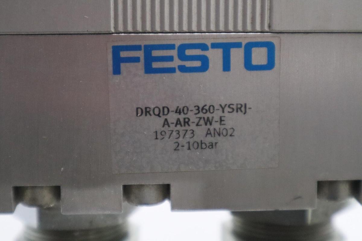 NEW Festo DRQD-40-360-YSRJ-A-AR-ZW-E Rotary Drive 197373 AN02 2-10BAR STK 4626