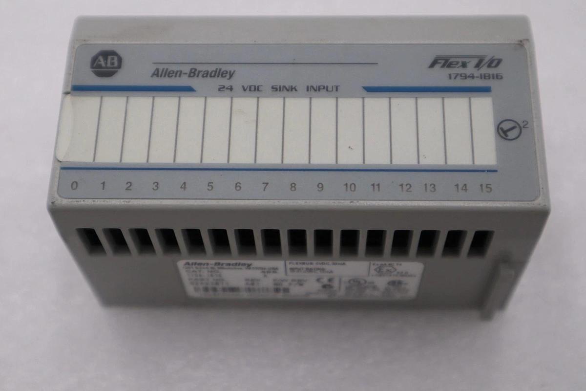 AB Allen-Bradley 1794-IB16 Ser. A Flex I/O Input Module 24VDC STK H1237A