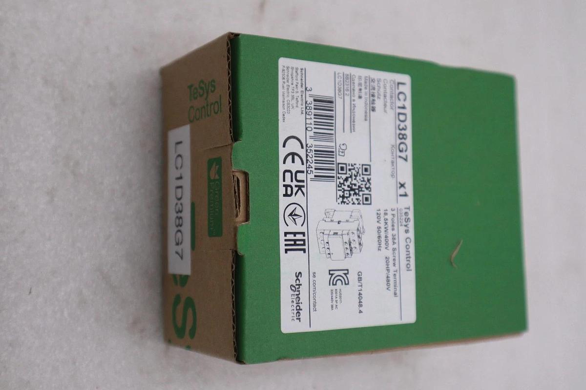 NEW OPEN BOX Schneider LC1D38G7 Contactor AC120V LC1D38G7 STOCK 6079