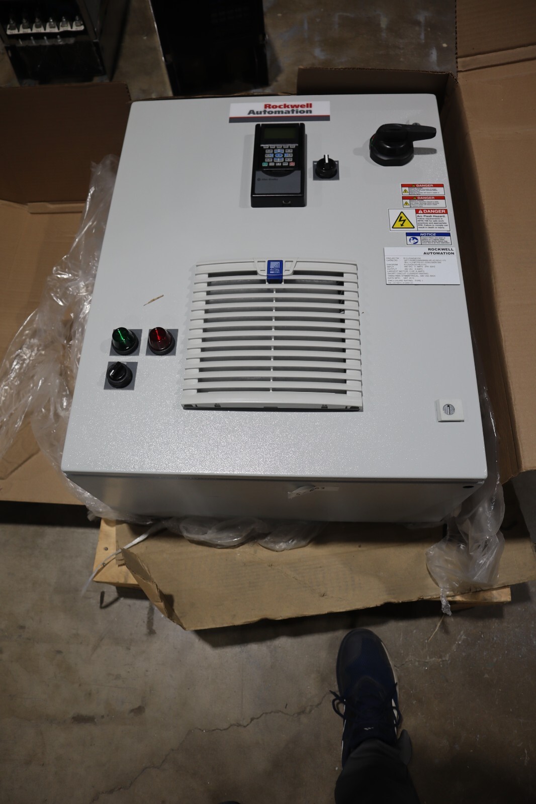 Used ALLEN BRADLEY 20F11ND8P0JA6NNNNN  5HP TYPE 1 #S-603