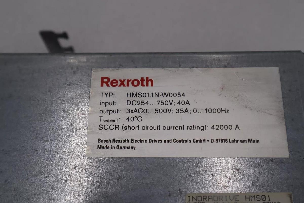 Used Rexroth HMS01.1N-W0054 Indradrive Drive USED UNIT STOCK 4479