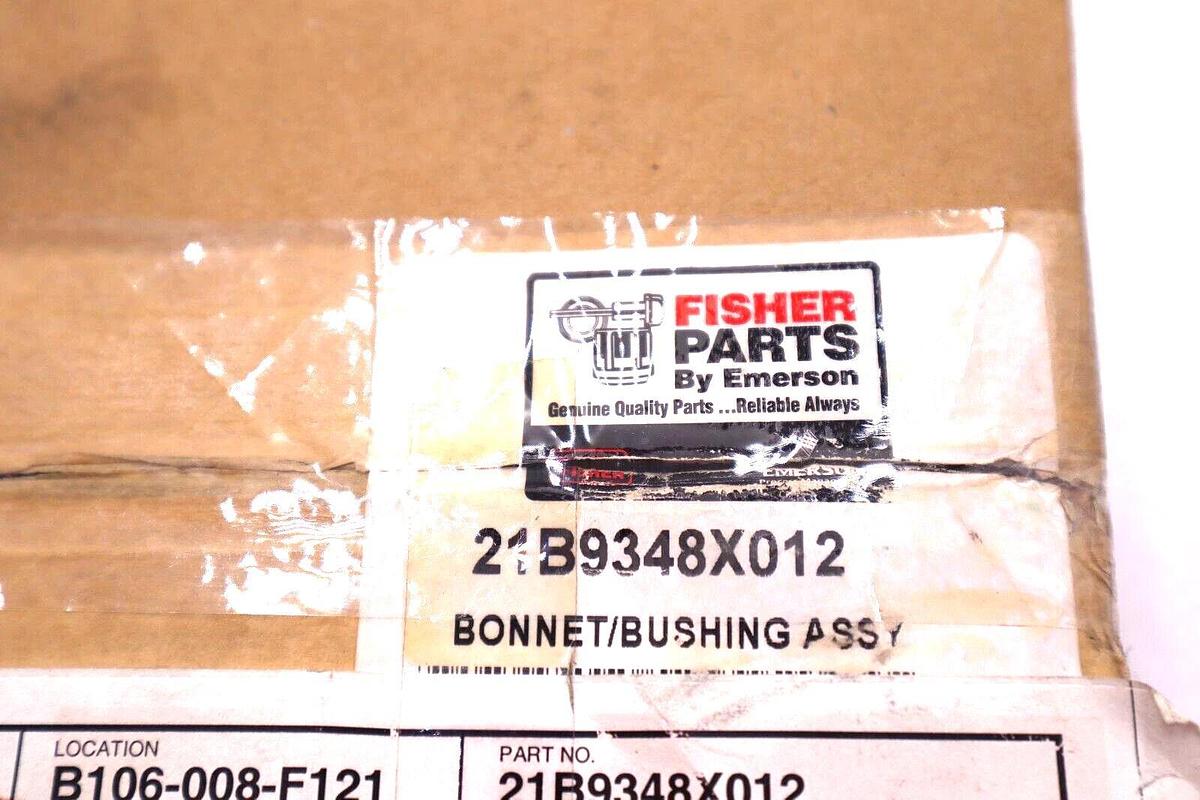 Used FISHER 21B9348X012 BONNET/BUSHING ASSY STOCK #2942