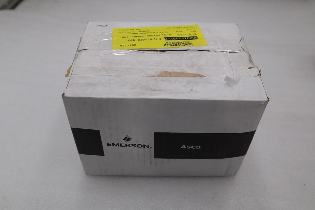 Used EMERSON ASCO 8300D009F 120V NEW IN BOX STOCK G136A