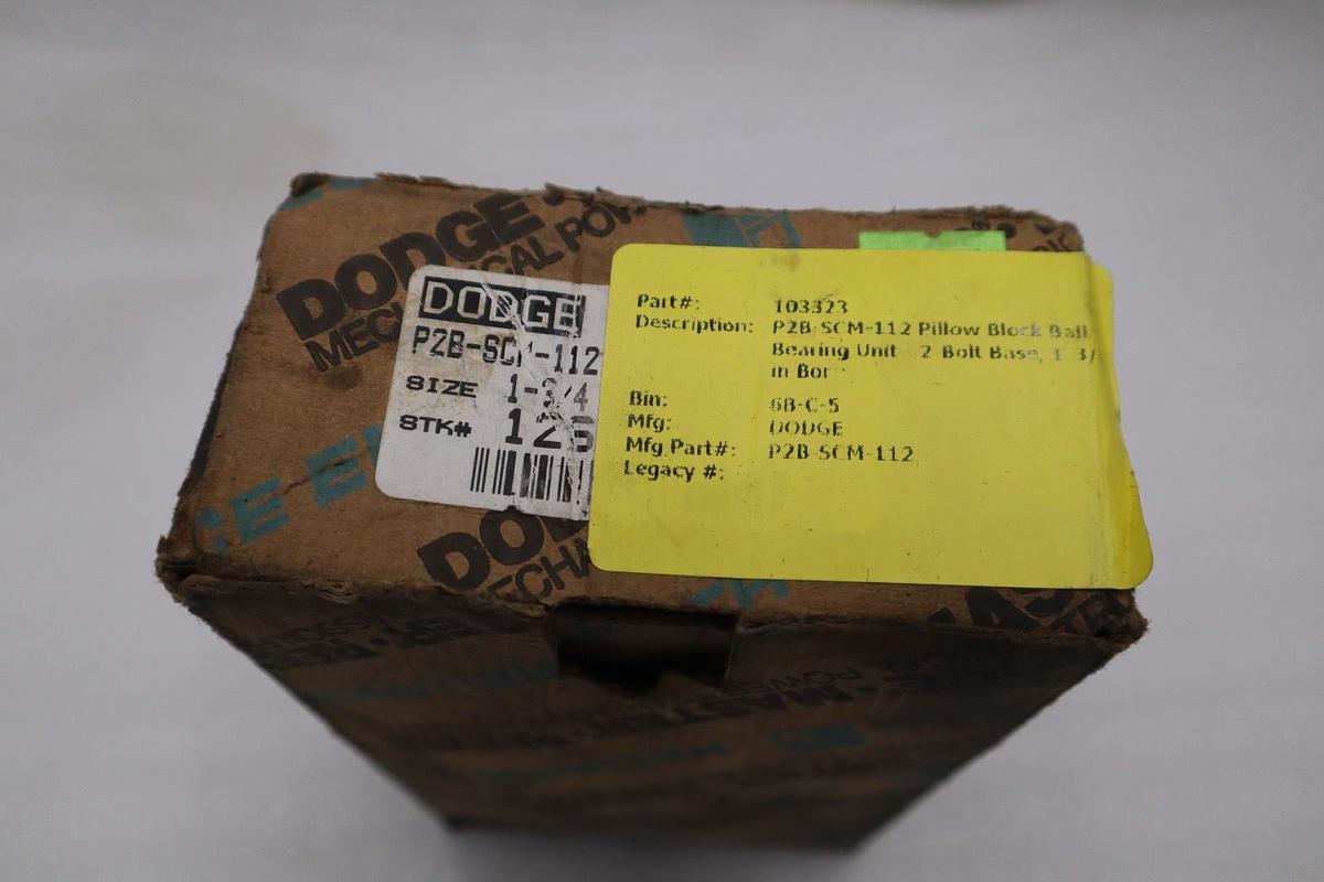 Dodge P2B-SCM-112 Pillow Block Bearing 1-3/4" Bore 2 Bolt Base - STOCK CC134