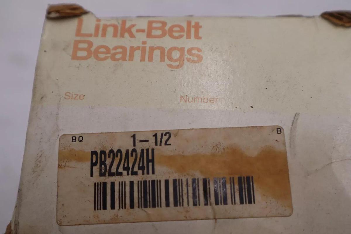 NEW OPEN BOX Rexnord PB22424H Link Belt Pillow Block Bearing 1-1/2" STOCK 2979-C