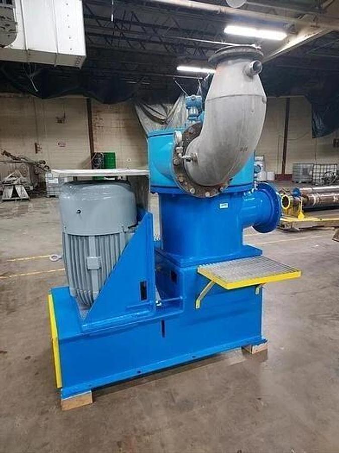 Used KADANT BLACK CLAWSON MODEL 24PS PRESSURE SCREEN WITH 125 HP MOTOR