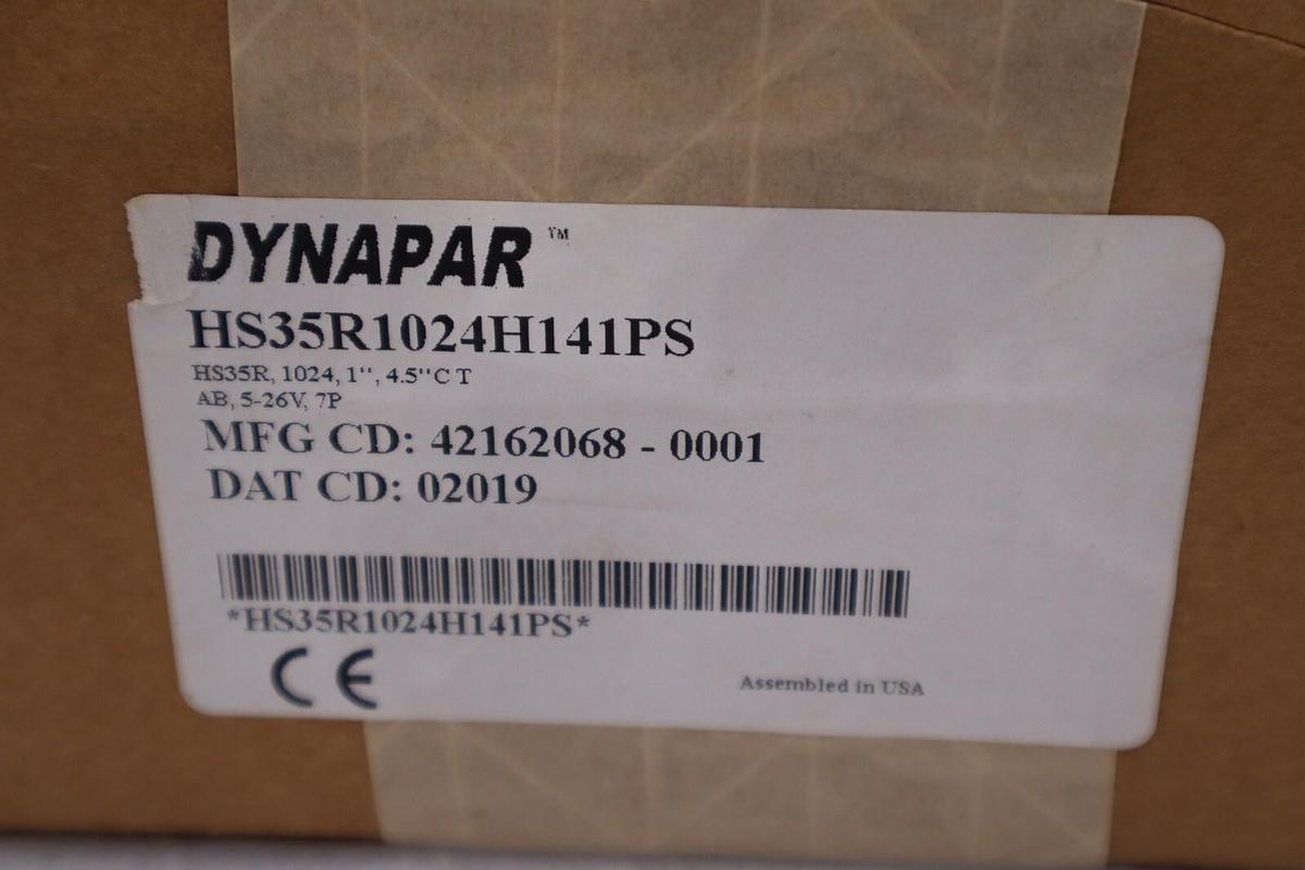 DYNAPAR HS35R1024H141PS HEAVY DUTY HOLLOWSHAFT ENCODER SERIES HS35R NEW #G143