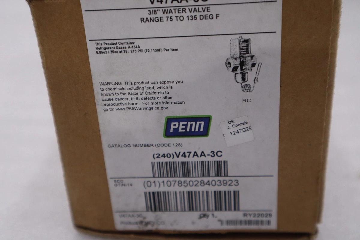 Used JOHNSON CONTROLS V47AA-3 REGULATING VALVE - STOCK GF205