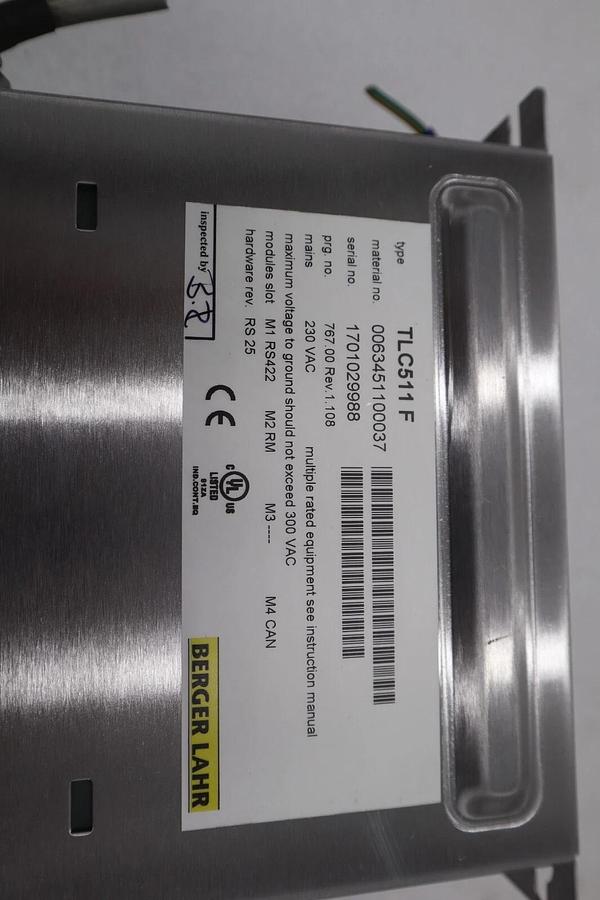Used Bereger Lahr TLC511 F Servo Drive POSITIONING CONTROLLER 5 AMP STOCK B-711