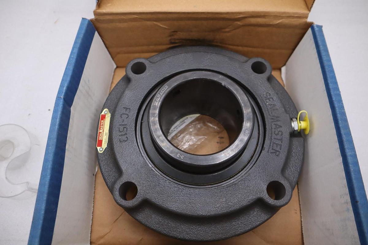 Used NEW Sealmaster MFC-48 3" Piloted Flange Mount Bearing STOCK K-3961CC