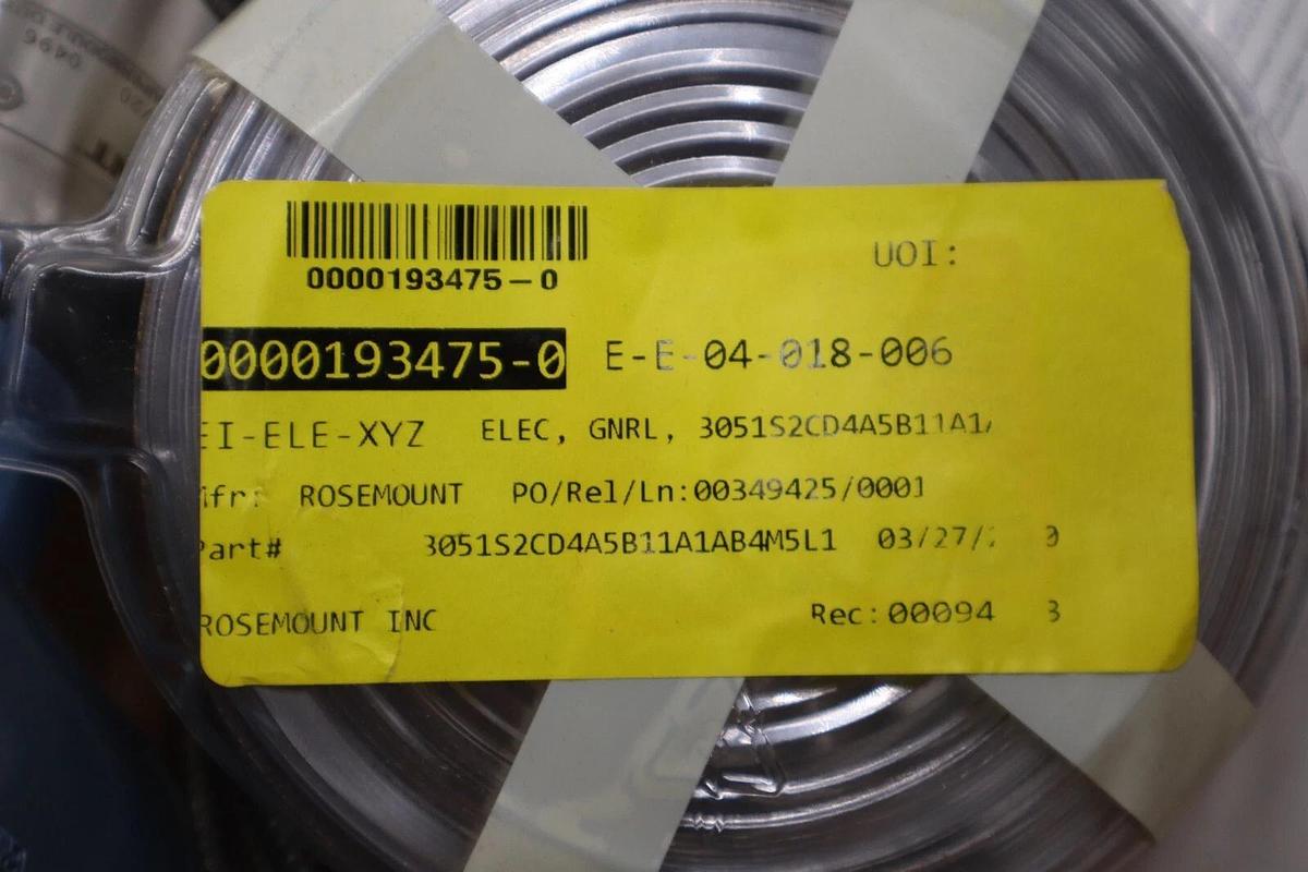 Rosemount 3051S / 3051S2CD4A5B11A1ABM5L1 Transmitter NEW #G246A