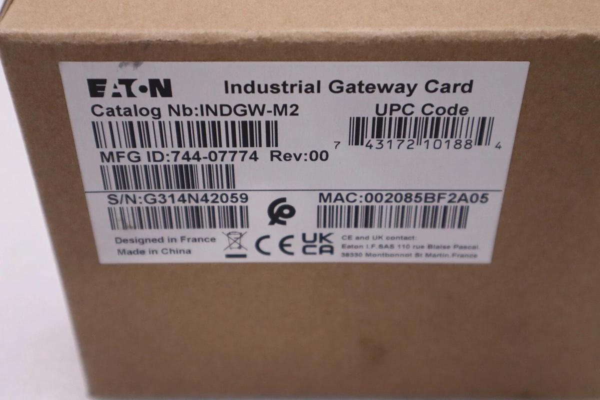 NEW Eaton INDGW-M2/ INDGW-M2 Industrial Gateway Card STOCK H55A