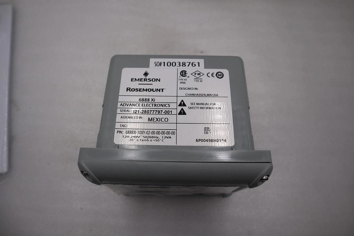 Rosemount 6888XI-1OXY-02-00-00-00-00-00 Conductivity Analyzer NEW UNIT #5912