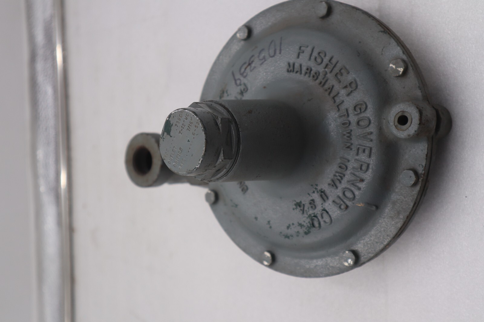 Fisher Governor Series Pressure Regulator Type 739C7 Outlet 7-12" WC #3640