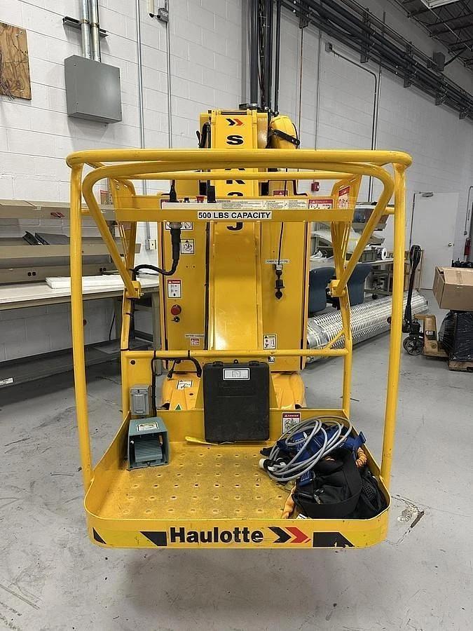 Used HAULOTTE GROUP VERTICAL MAST AERIAL LIFT MODEL MODEL STAR 26J LESS THAN 100 HOUR