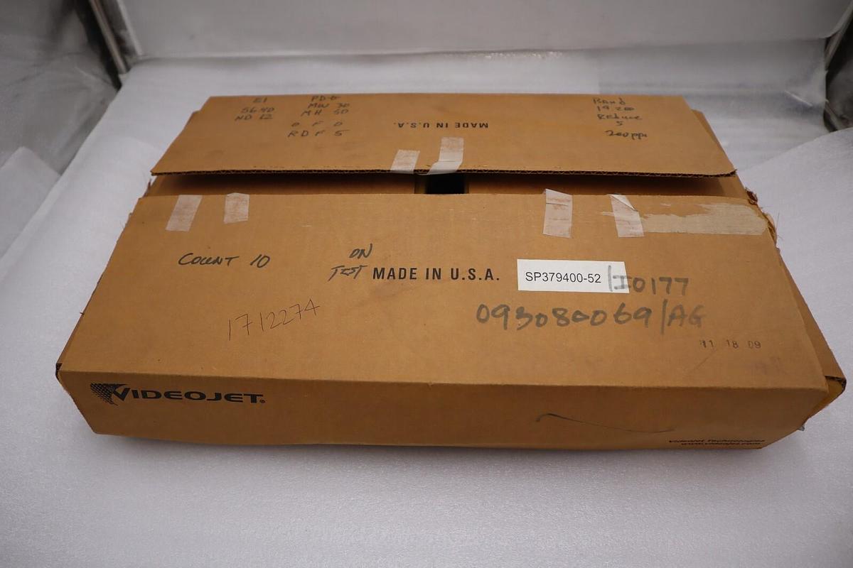 NEW IN BOX VIDEOJET SP379400-52 PRINTED CIRCUIT CONTROL BOARD STOCK H58
