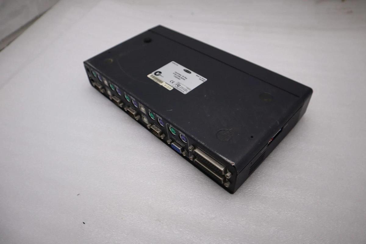 Used Belkin F1DZ104T OmniView SE Plus Series 4-Port KVM Switch STOCK H1102A