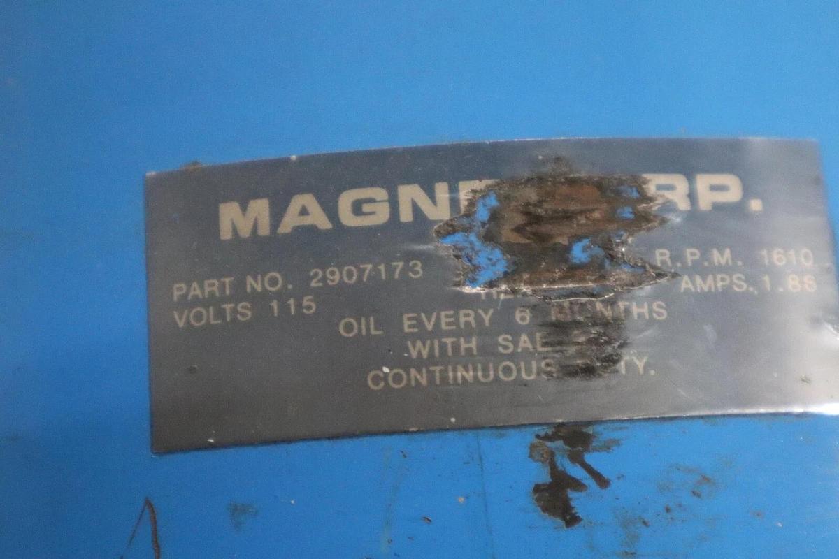 Used MagneCorp Blower no. 2907173 STOCK S-633