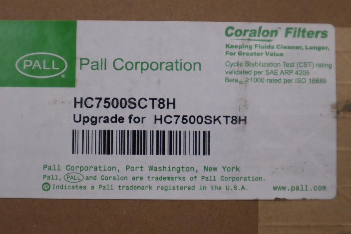 NEW PALL HC7500SCT8H FILTER STOCK GF884