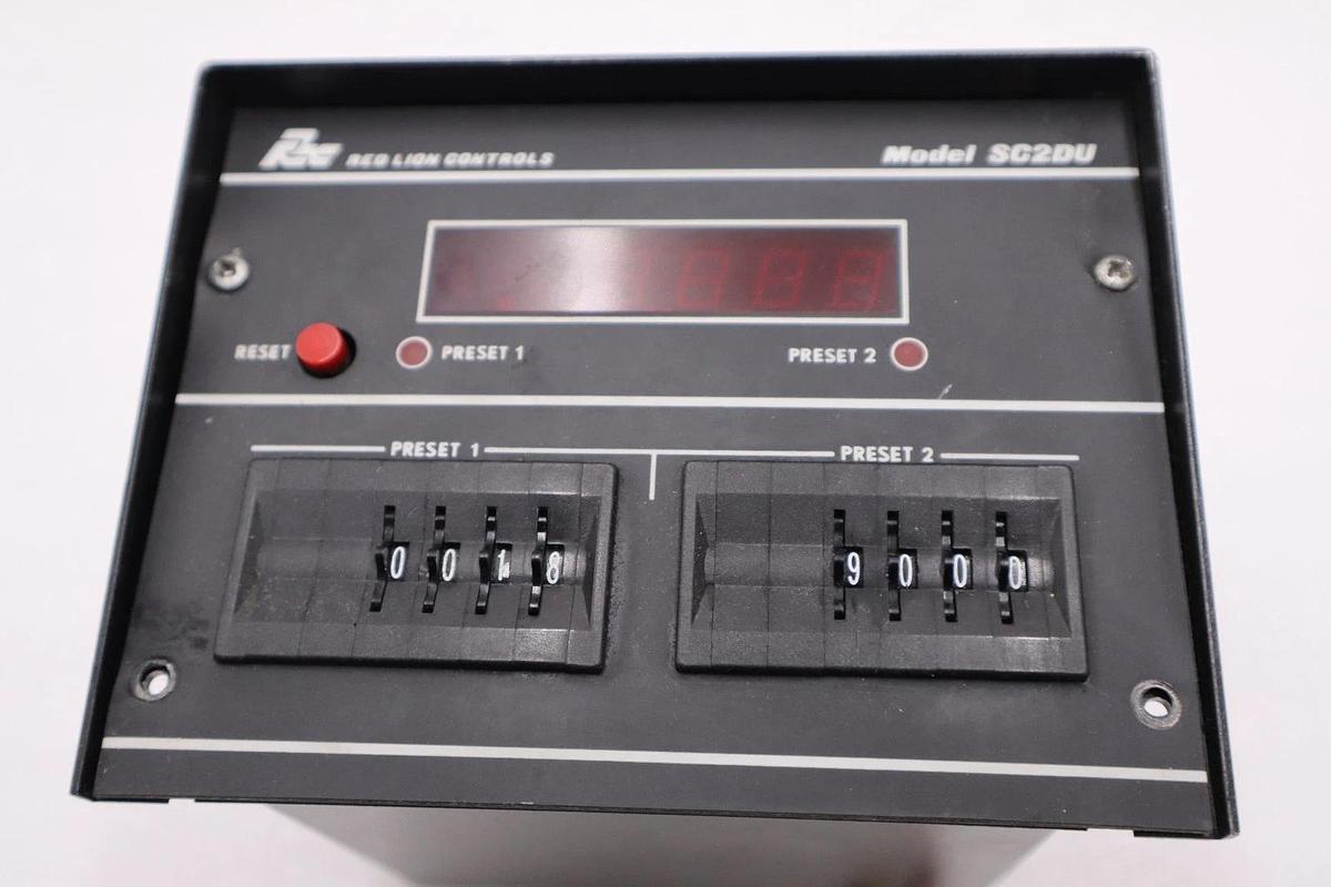Used Red Lion Controls SC2DU Preset-Able Counter STOCK 3488A