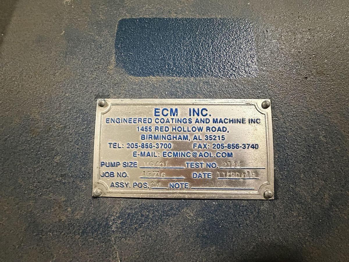 Used VOONER VG40A-L VACUUM PUMP REBUILT SPARE (REPLACEMENT OF CL4001 NASH)