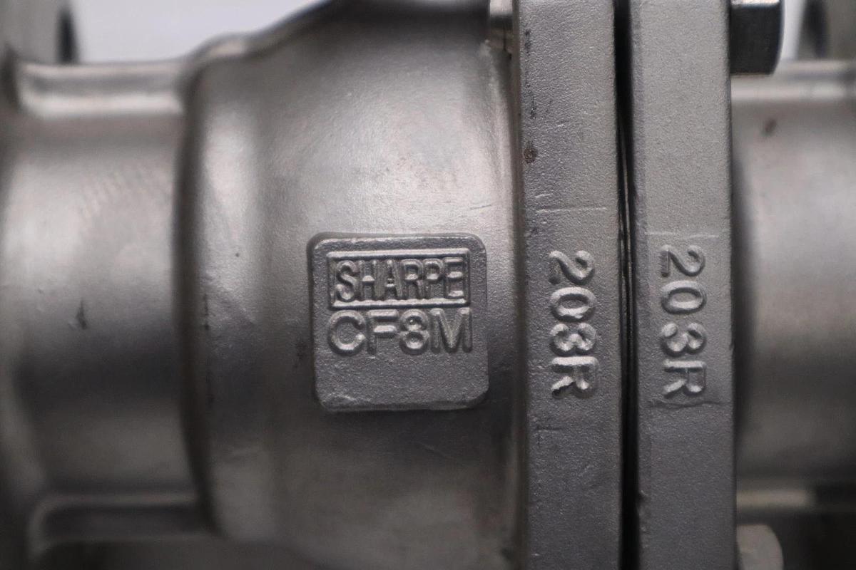 SHARPE 2" BALL VALVE, CF8M 316 STAINLESS STEEL NEW UNIT STOCK GF-2A