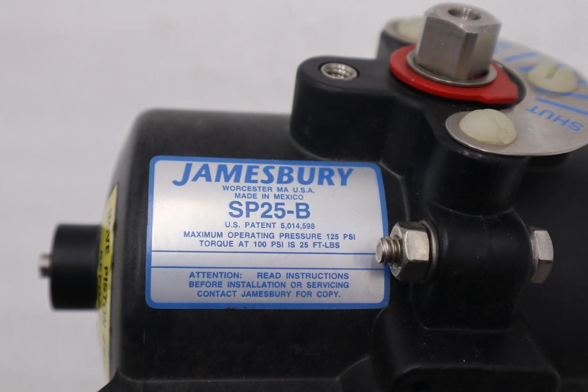 Used Jamesbury SP25-B Pneumatic Valve Actuator 125psi NEW OPEN BOX STOCK 5494