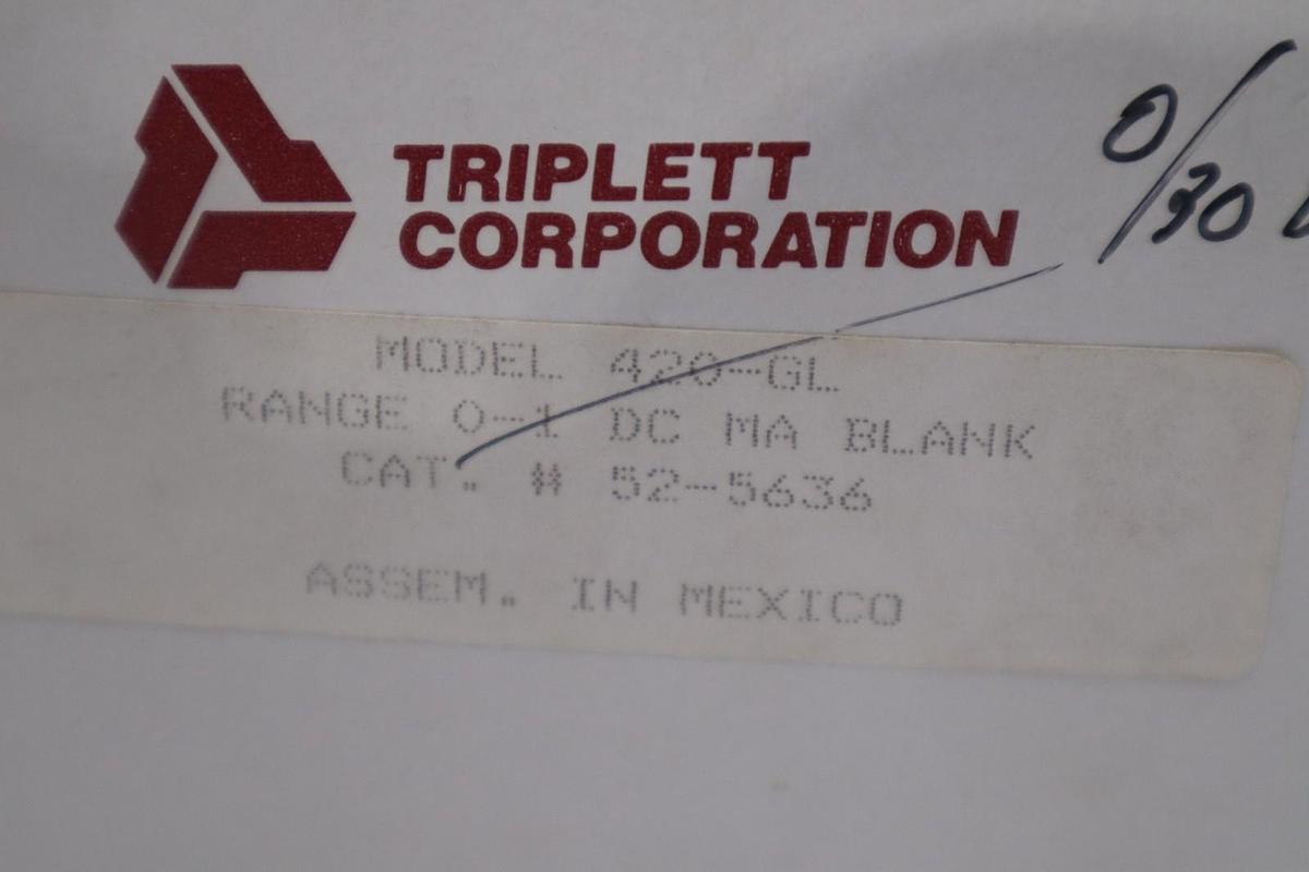 TRIPLETT 420-GL 0-30 - NEW IN BOX - STOCK GF753A