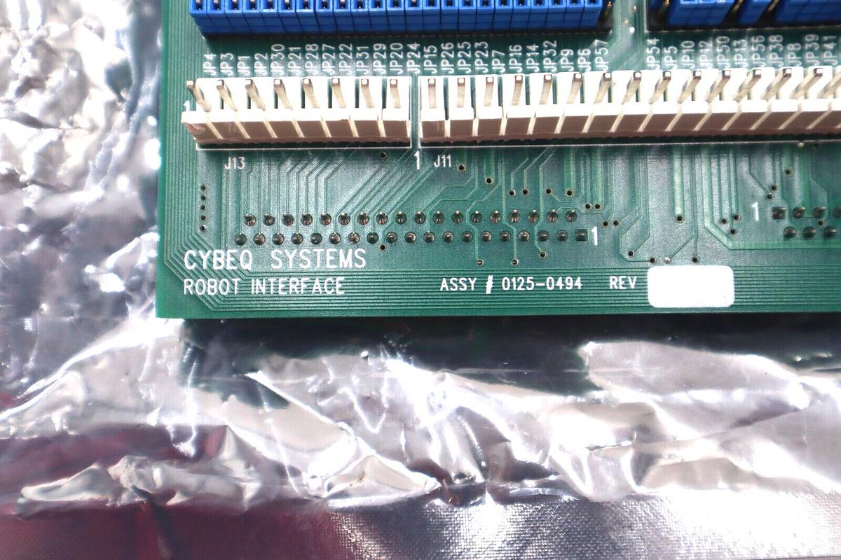 Used NEW CYBEQ 0125-0494 INTERFACE BOARD STOCK #2721