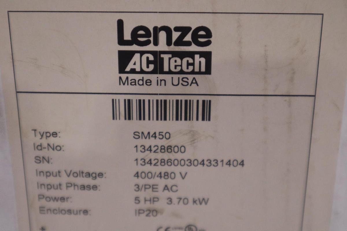 NEW LENZE AC TECH SM450 VARIABLE SPEED MOTOR CONTROLLER 4KW 5HP STOCK GF-1422