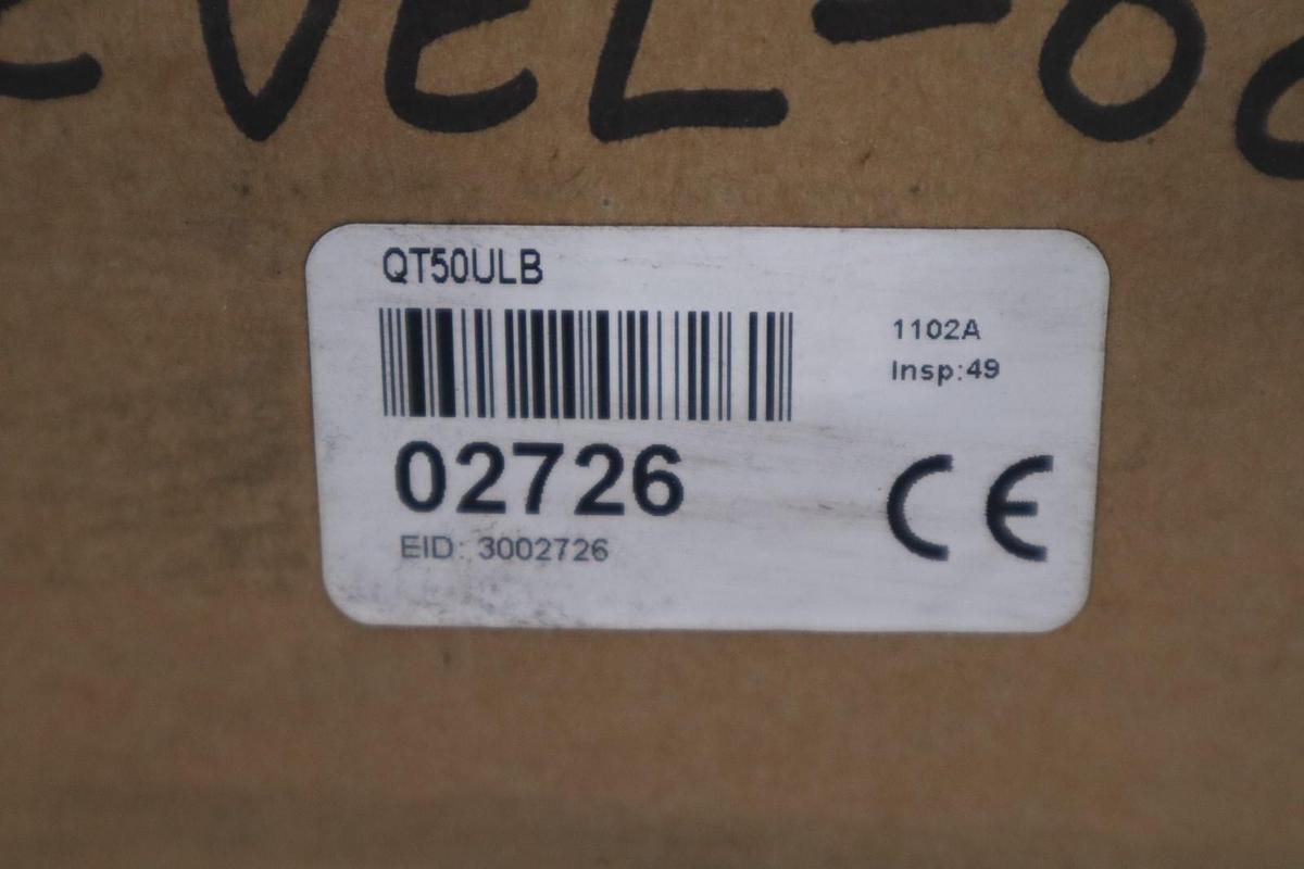 BANNER ENGINEERING QT50ULB ULTRASONIC SENSOR - STOCK GF134A