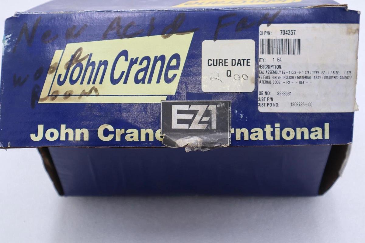 NEW JOHN CRANE EZ-1 C/S-F 1 7/8 Size: 1.875 STOCK 1984