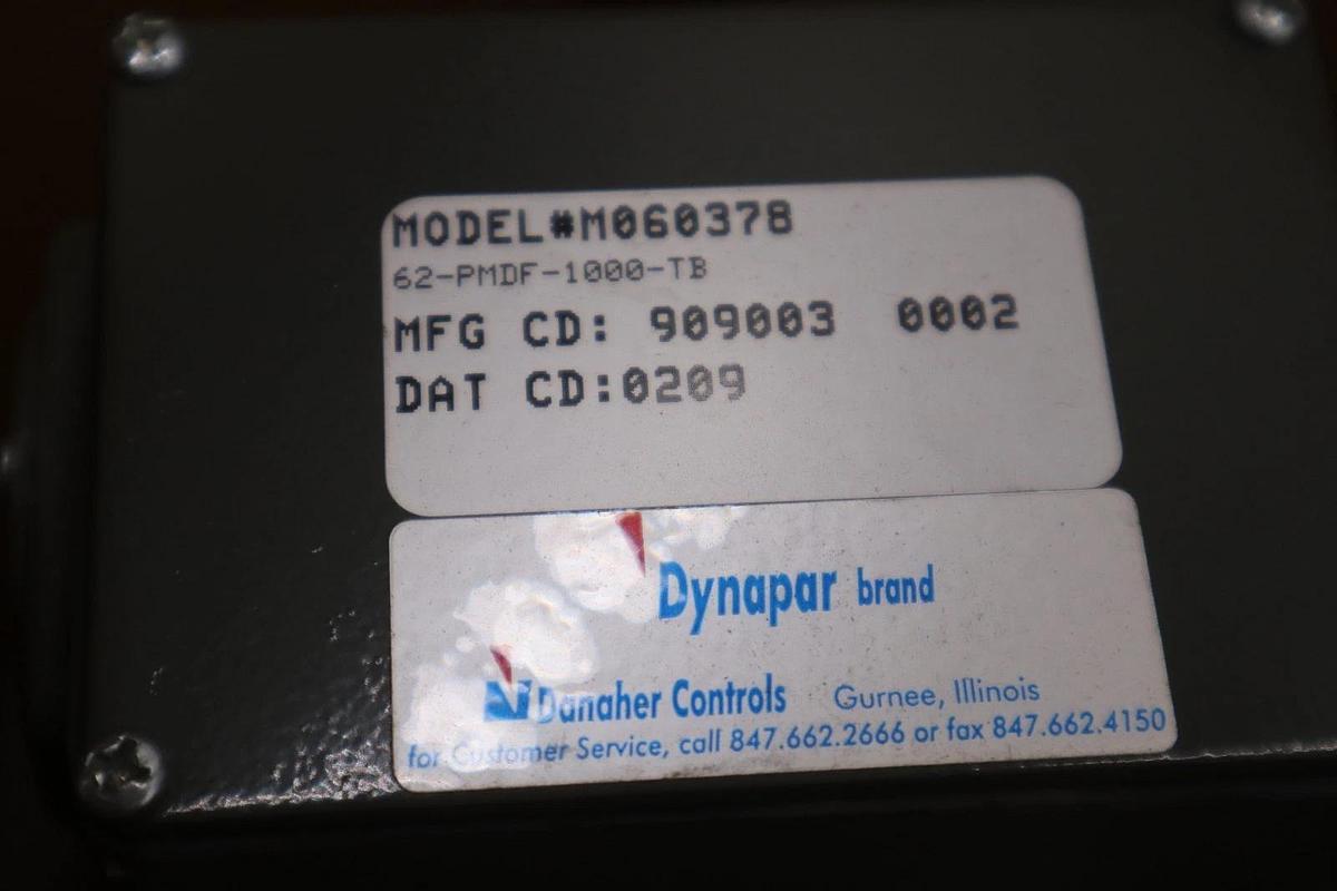 NEW M060378 Dynapar Encoder INCREMENTAL ENCODER 1000 PPR 5/8 IN SHAFT/BORE
