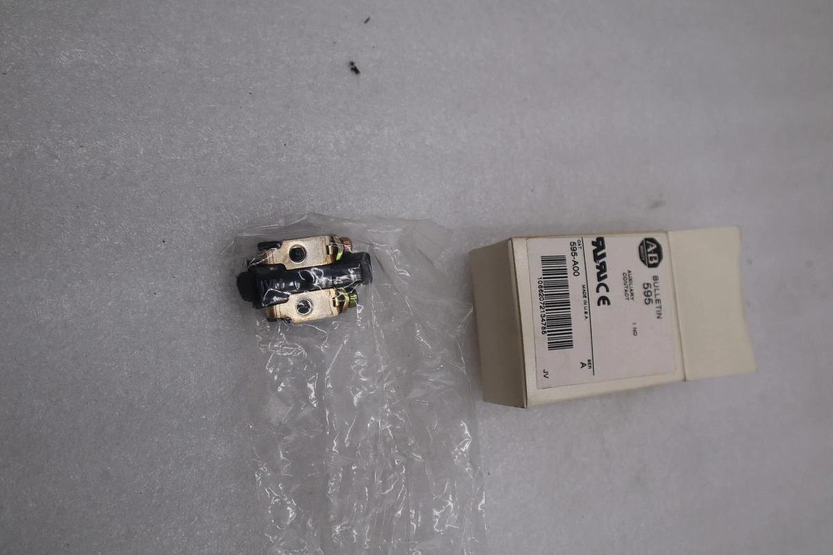 LOT OF 5 -- NEW OPN BOX AB Allen Bradley 595-A00 Auxiliary Contact STK H800