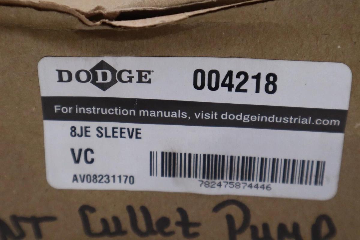 Used Baldor Dodge 004218 D-Flex 8JE Sleeve STOCK H1381